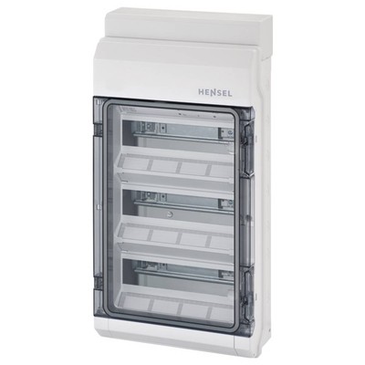 Hensel 6100228 KV 3536 Verteilerschrank Anzahl Teilungen = 36 Anzahl Reihen = 3