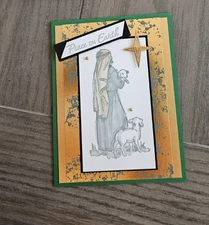 CARD KIT - SHEPARD PEACE ON EARTH KIT MAKES 4 CARDS XS.424