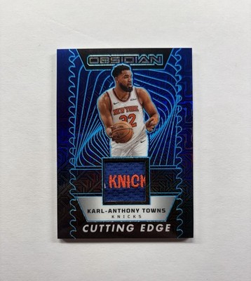 2024-25 Obsidian Karl Anthony Towns Cutting Edge Mojo Game Worn Patch 2/5