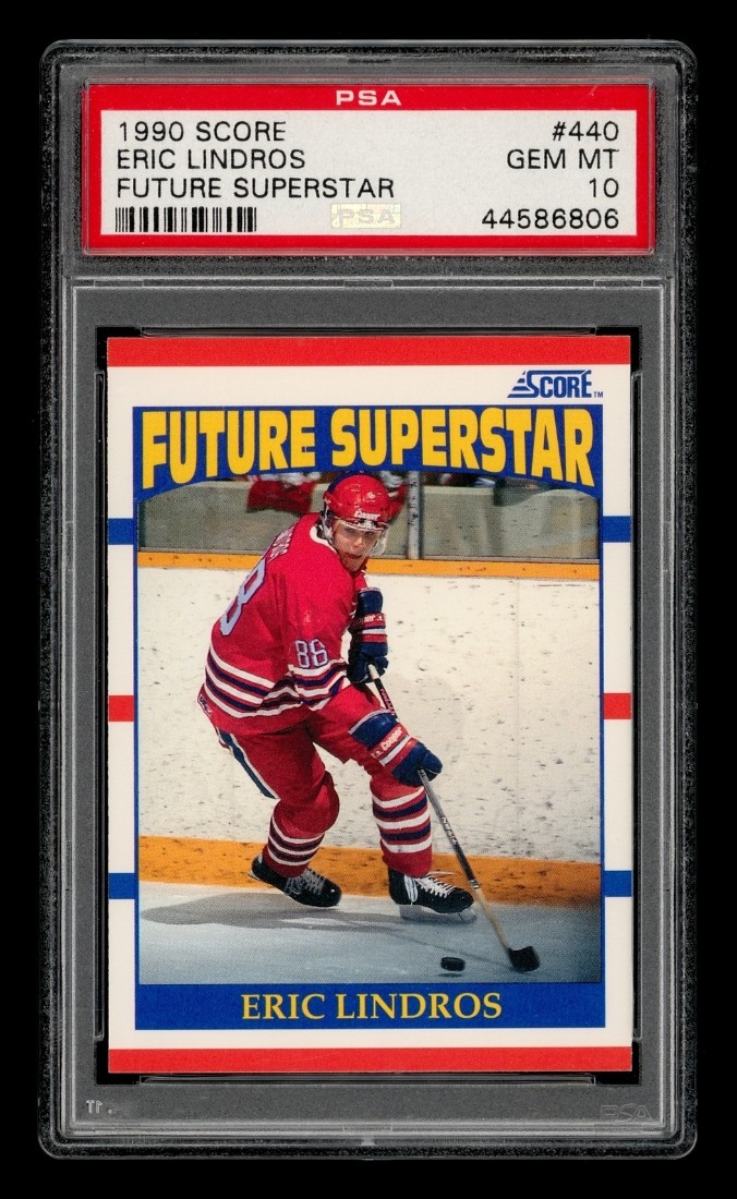 1990-91 Score: #440 Eric Lindros Future Superstar PSA 10 GEM MINT
