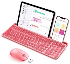 seenda Bluetooth Keyboard and Mouse for iPad, CTU-301 Wireless Multi-Device C...