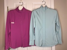 READ TuffRider Breeze Pale Horse Designs Equestrian Show Shirts 2 Womens M 30