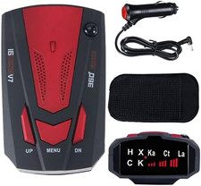 JINYI Car Radar Detector, Laser Radar Detectors, 360 GPS Speed Police Safe 16 B
