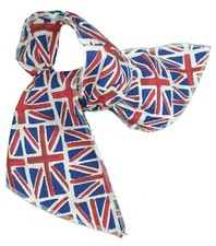 Childs Union Jack Flag Neck Scarf United Kingdom Great Britain Fancy Dress