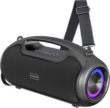 Upgrade Portable Bluetooth Speakers Wireless, 200W MAX Loud Powerful Speaker W/D