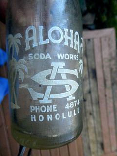 Hawain ACL soda bottle ALOHA SODA WORKS HONOLULU