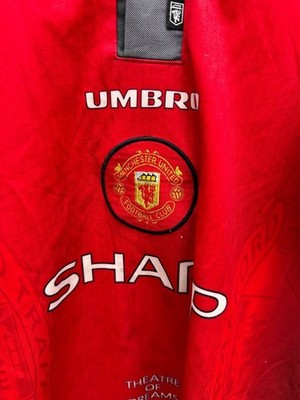 Maillot Domicile Manchester United 1996-1998 Umbro Taille L Garçons - Cantona #7