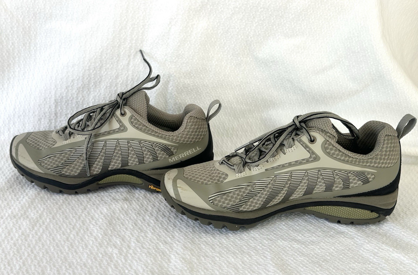 Scarpe da trekking Merrell Siren Edge 3 donna 7 5 alluminio spalla J034440 usate in ottime condizioni