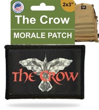 The Crow Movie Morale Patch | 2x3 hook and loop tactical patch | Made in the USA
