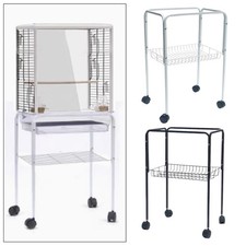 Bird Cage Stand Pet Cage Stand Multipurpose Practical with Wheel Modern