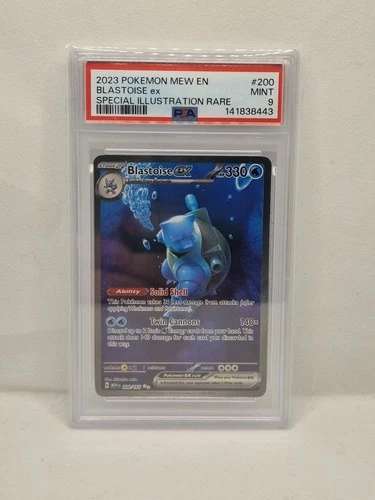 PSA 9 Blastoise EX 200/165 SV 151 Pokémon TCG