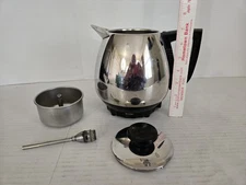 Saladmaster Jet O Matic 10 Electric Coffee Tea Percolator Pot Untested FREE SHIP