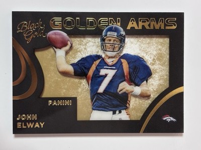 2015 Panini Black Gold Golden Arms /199 John Elway #GA-2 HOF