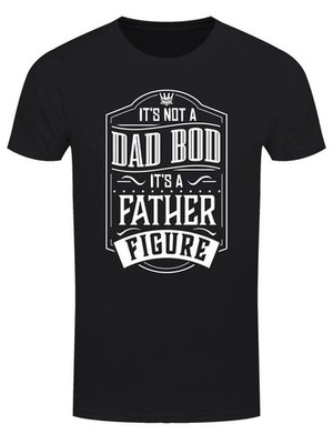 Vater Figur Herren T-Shirt schwarz