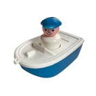 Vintage Fisher Price Little People Blue Dinghy Boat 985 Houseboat Replacement