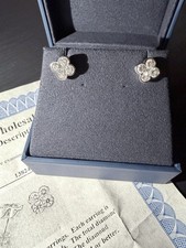 Costco Natural Diamond VS2/H 14k White Gold Earrings