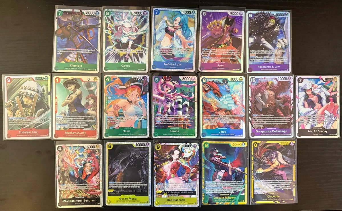 Preços baixos em Jogos de cartas colecionáveis One Piece CCG | eBay