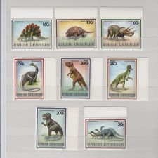 CENTRAL AFRICAN REP. - SET 1988 RAPTORS MNH