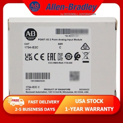 New Sealed AB 1734-IE2C 2Point Analog Input Module Free Shipping Same Day Ship