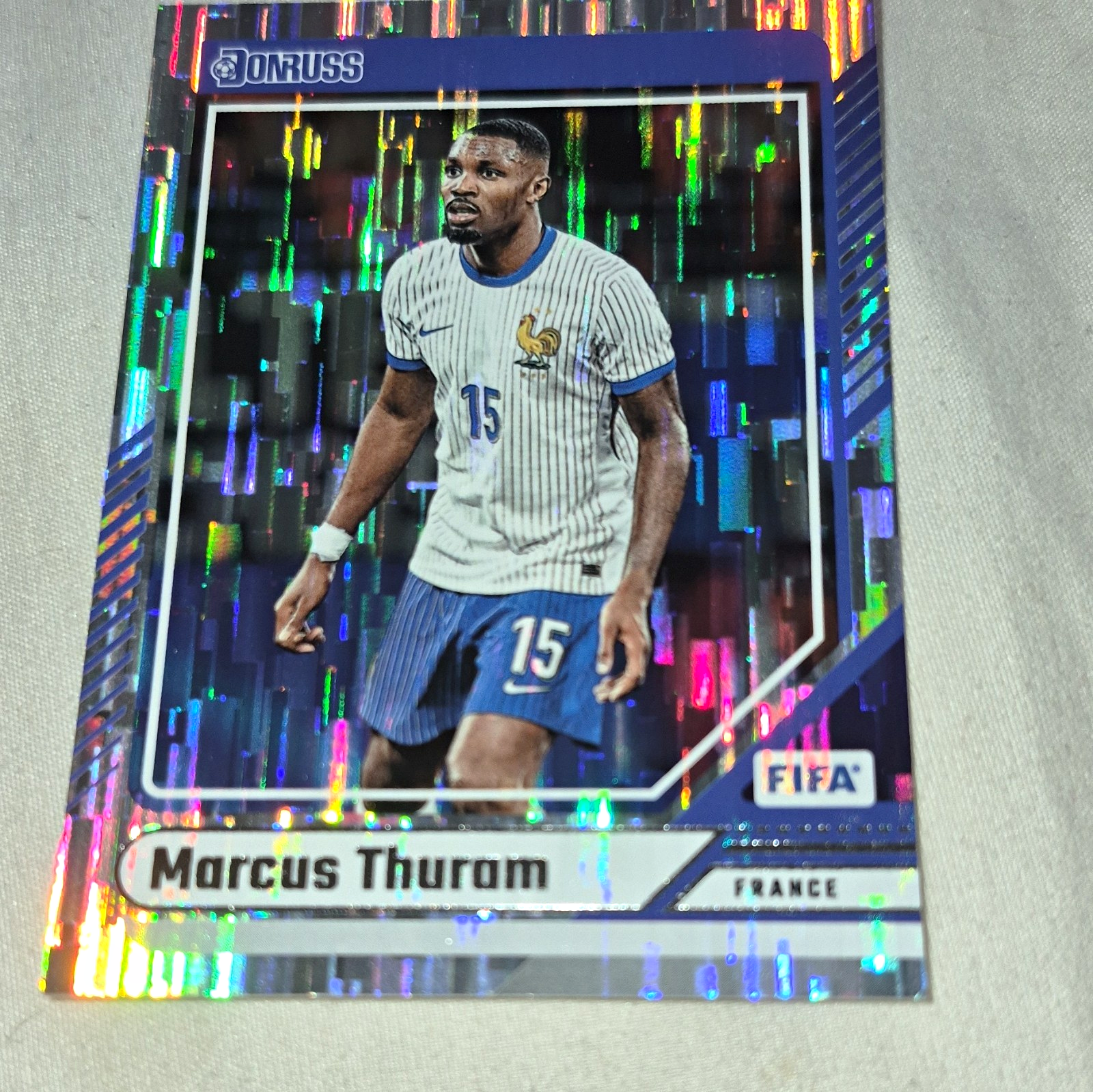 Donruss FIFA Marcus Thuram France #15 Parallel/Variety Soccer Trading Card