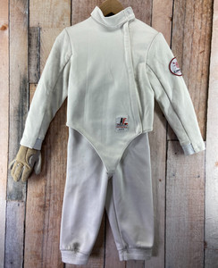 🤺 Absolute Fencing Gear Youth Y10 Set 32 Jacket 28 Pants XS Underarm Sm Glove