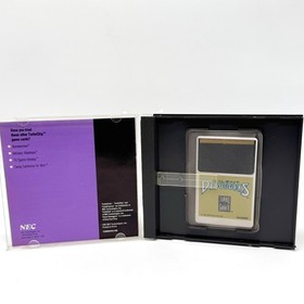 Silent Debuggers TurboGrafx 16 CIB Complete w/ Styrofoam Cartridge 1991 Data Eas