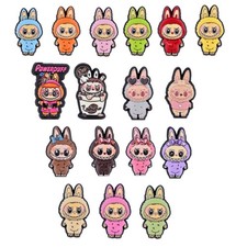 Labubu PVC Croc Charms Jibbitz Bundle   20 pcs Mystery Mix