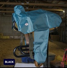 Nowy czarny pokrowiec na siodełko Majestic Ally Reflective Western wodoodporny 1000D