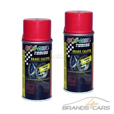 2x 150ml DUPLI COLOR BREMSSATTELLACK ROT TUNING BREMSENLACK ACRYL SPRAY 706080