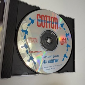 Cotton: Fantastic Night Dreams TurboGrafx Super CD Turbo Duo Tested Complete CIB
