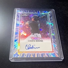 CADEN BODINE 2025 LEAF VIVID BASEBALL BLUE CRACKED ICE AUTO /6 ORIOLES🔥🔥🔥