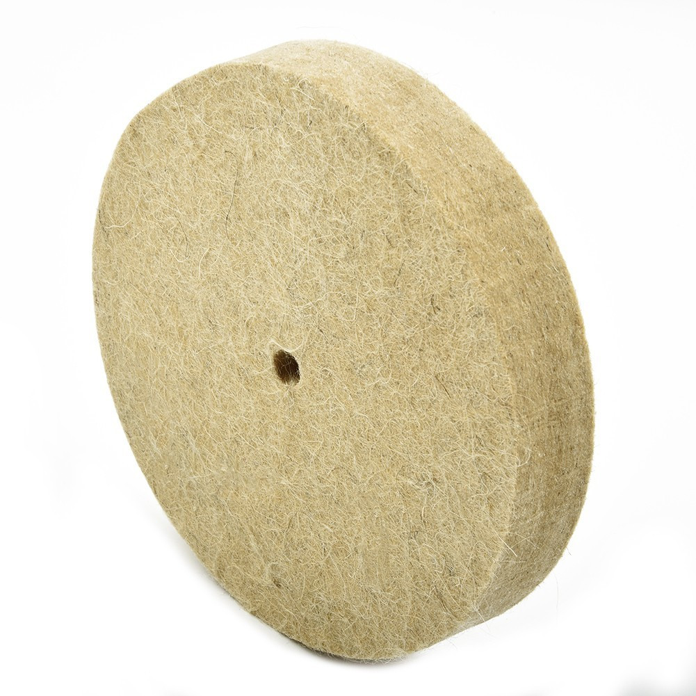 150mm Wool Felt Polishing Wheel Polisher Buffer Pad For Buffing Metal Glass New