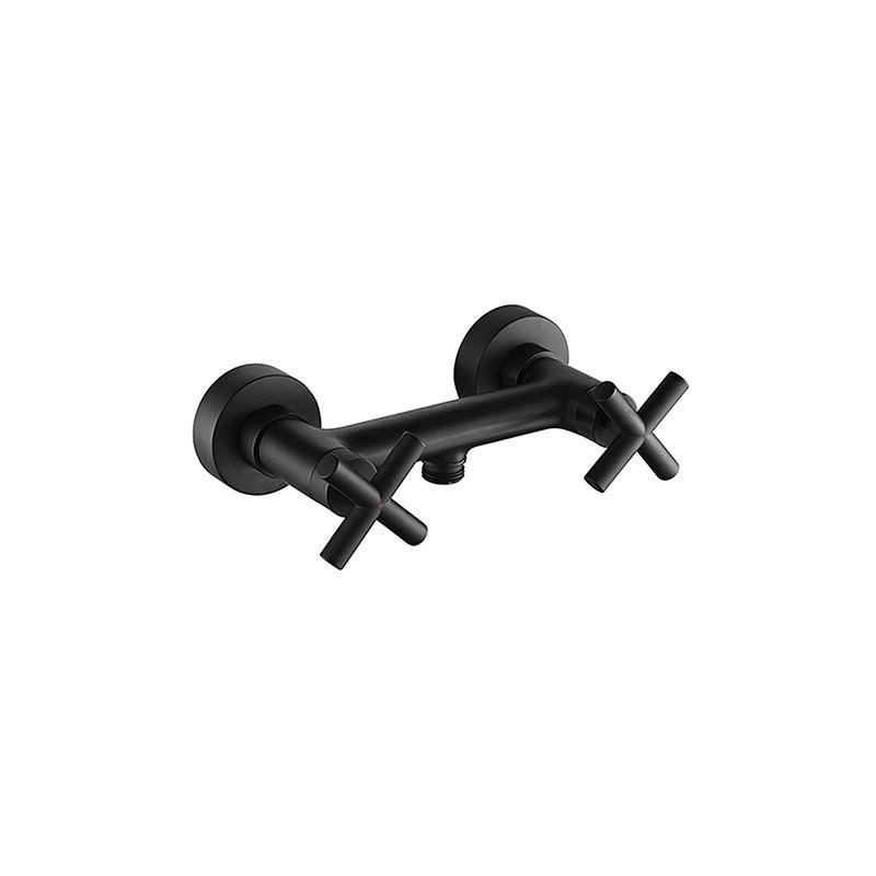 Mélangeur douche NANKA noir chic idéal pour moderniser une cabine de douche parentale