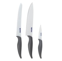 Gimex Messerset 3-Tlg. Messer Brotmesser Kochmesser SchäL