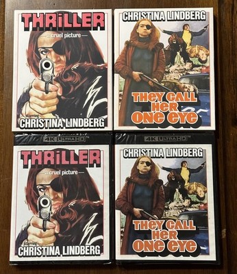 Thriller / They Call Her One Eye 4K Blu-ray Vinegar Slipcover Rare OOP!