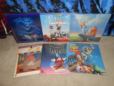 Disney Laserdisc Lot James Giant Peach Aladdin Toy Story Lion King Dumbo Kids