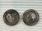 Lot of 2: Capricorn & Aries the Ram .999 Fine Silver 1oz Silver Rounds