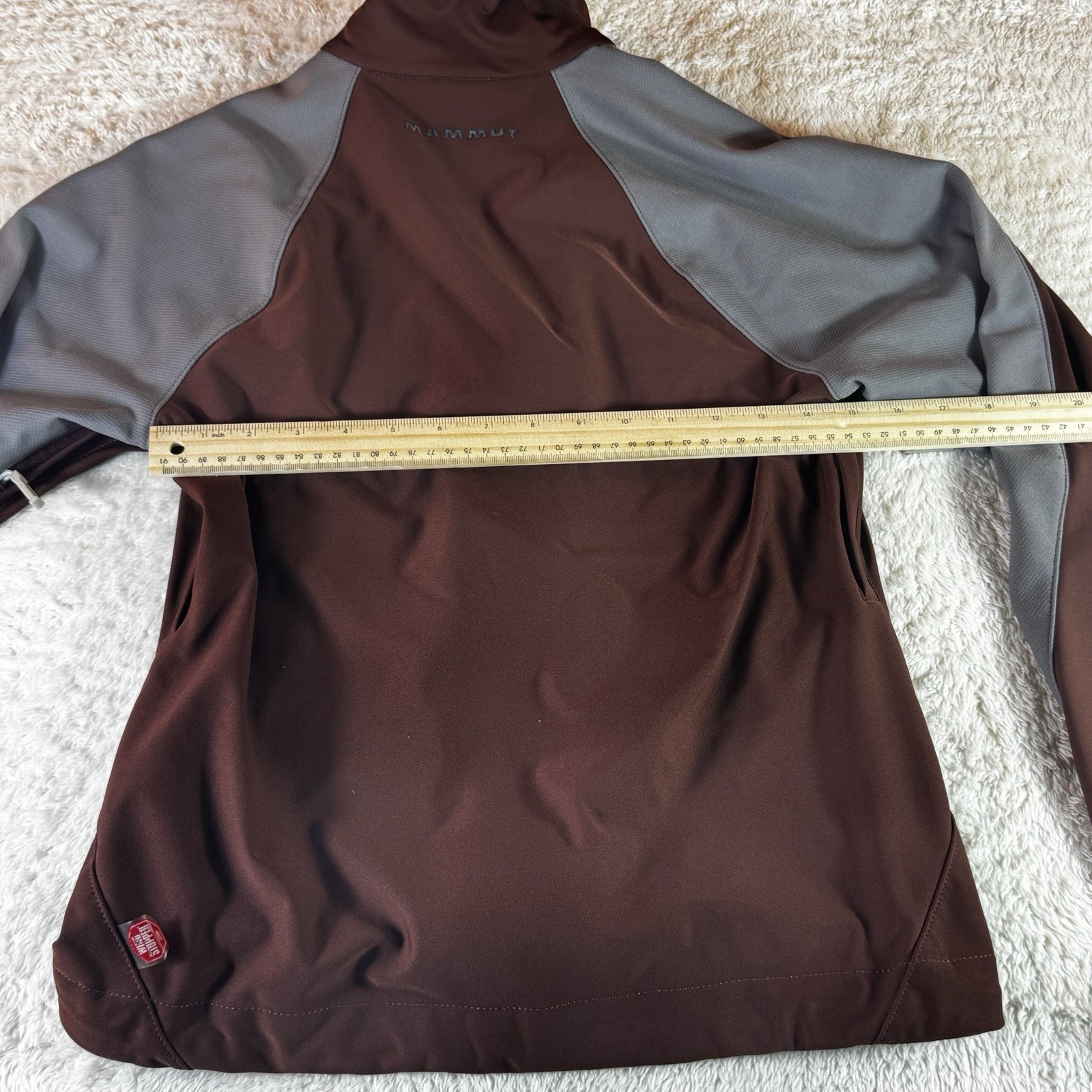 Mammut Softech Softshell Maroon/Gray Jacket Mens … - image 5