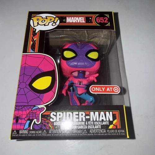 Funko Pop! Marvel Spider-Man #652 Target Exclusive Black Light