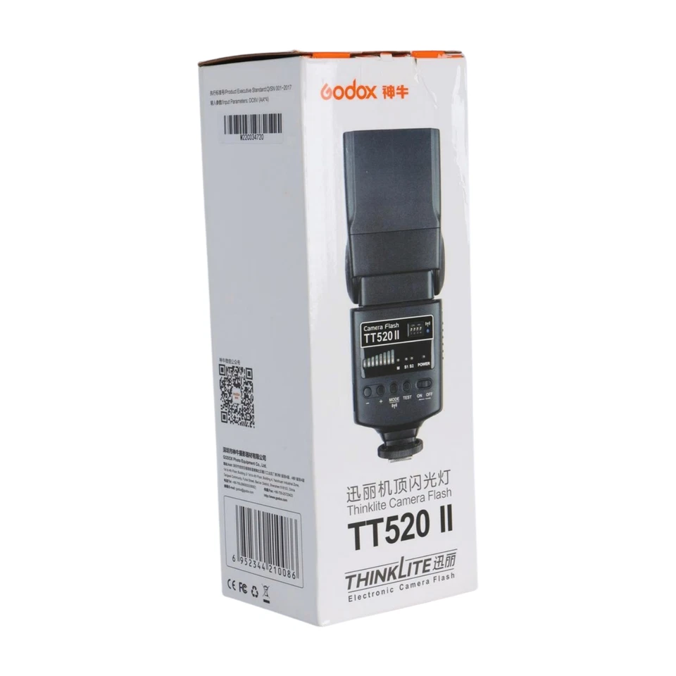 Godox TT520 II Flash for All Cameras with Hot-Shoe c/w Trigger Unit -Mint in Box - Image 2 of 4