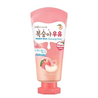 All Skin Types Peach Milk Cleanser 4.1oz - Creamy Foam for Soft & Fresh Skin