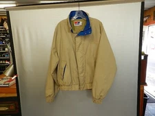 Vintage Swingster Lined Jacket Certainteed XL Made In USA TAN