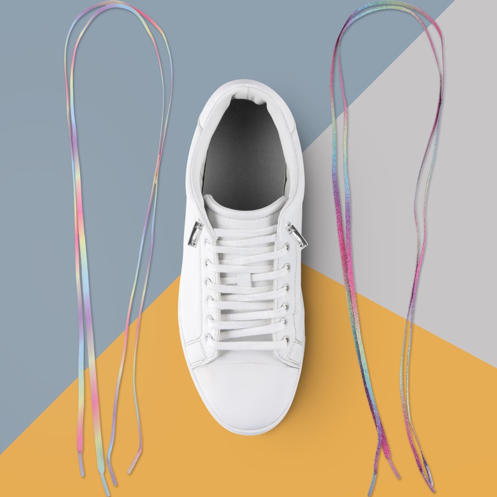 APL Set 2 lacci elastici per scarpe sneakers senza legatura corda bambino