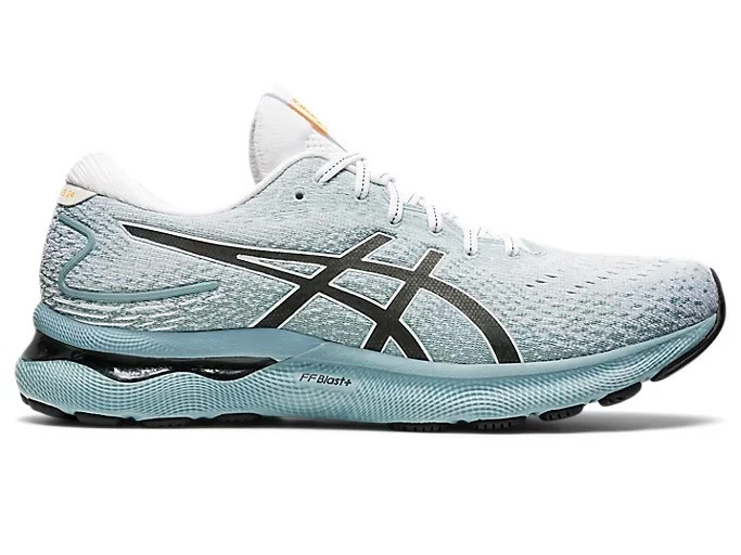 Мужские кроссовки ASICS GEL-Nimbus 24 размер 8,5 легкие стальные/белые - Изображение 3 из 4