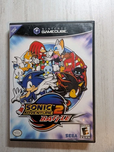 Sonic Adventure 2 Battle Nintendo GameCube GC Black Label In Case SA2
