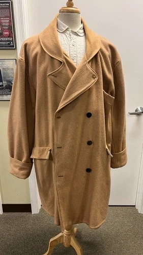 Heavy Camel Wool Coat - Wool & Historical Costuming Project BIG 52" - Handsewn
