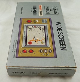 Nintendo Game ＆ Watch Snoopy Tennis Boxed Japan NOS