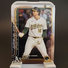 Nick Kurtz RC - 2025 Topps Chrome Update Refractor USC180 - Athletics - Rookie