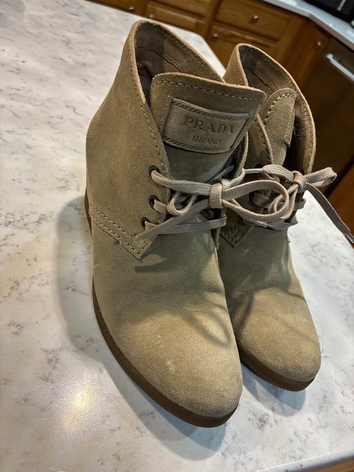 Prada platform booties - image 3