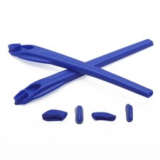Rubber Kit Replacement Ear Socks  Nose Pieces For-Oakley Flak 2.0 XL -Navy Blue
